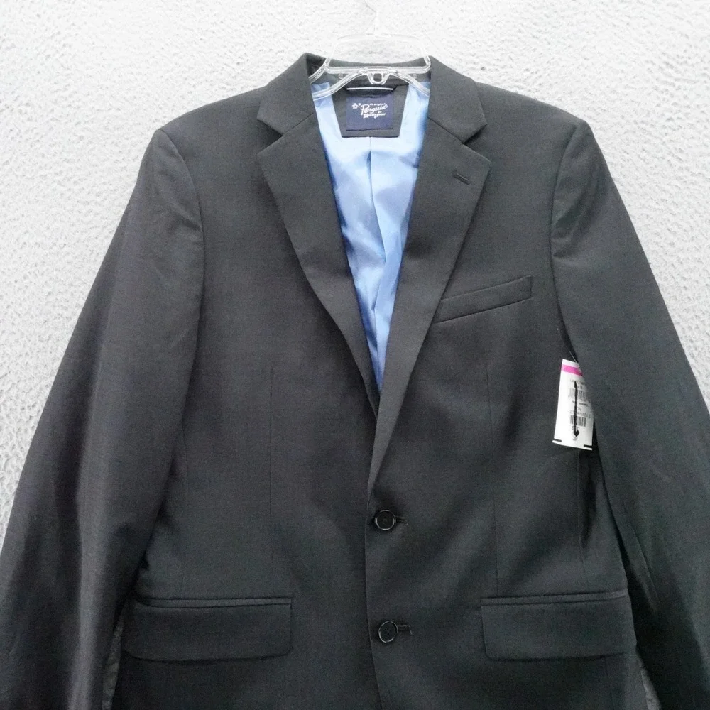Original Penguin Mens Osmans Wool Blend Blazer Black 38R Sport Coat NEW